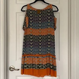 Ali Ro drop waist dress cut out shoulders